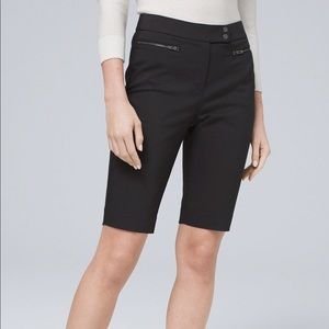 WHBM Comfort Stretch Mid-Rise 12-Inch Bermuda Shorts - Size 10